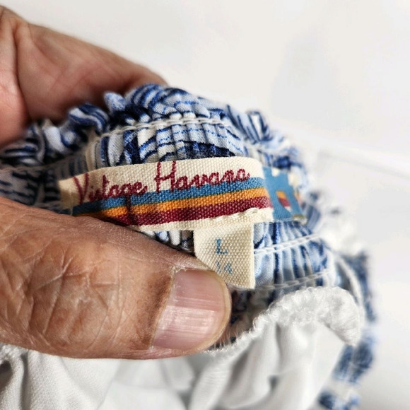 Vintage Havana Set Tropical Print Crochet Trim Shorts And Top Girls‎ Large 14 - Picture 7 of 10